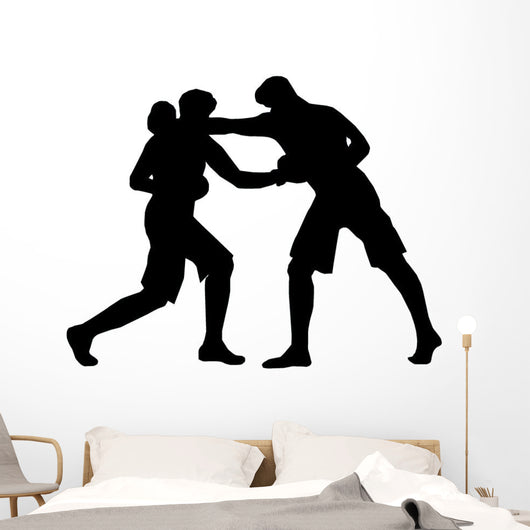 Boxing Silhouette Wall Decal