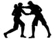Boxing Silhouette Wall Decal