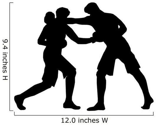 Boxing Silhouette Wall Decal