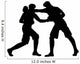Boxing Silhouette Wall Decal