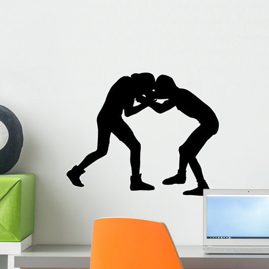 Boxing Silhouette Wall Decal