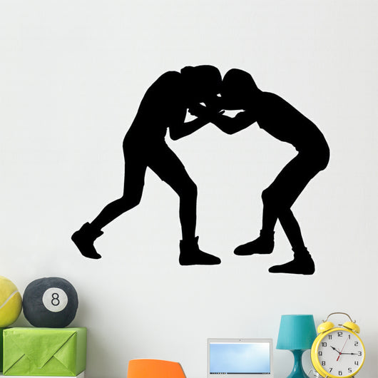 Boxing Silhouette Wall Decal
