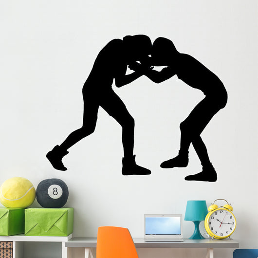 Boxing Silhouette Wall Decal