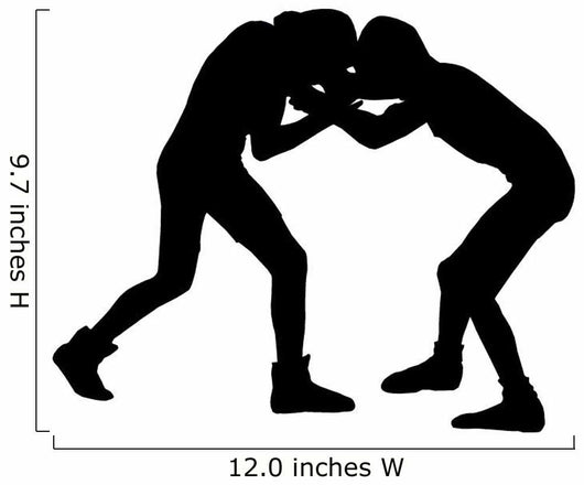 Boxing Silhouette Wall Decal
