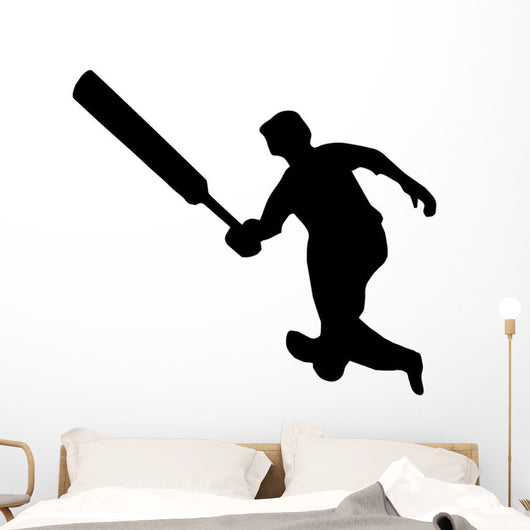 Cricket Silhouette Wall Decal