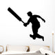 Cricket Silhouette Wall Decal