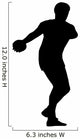Discus Silhouettes Wall Decal