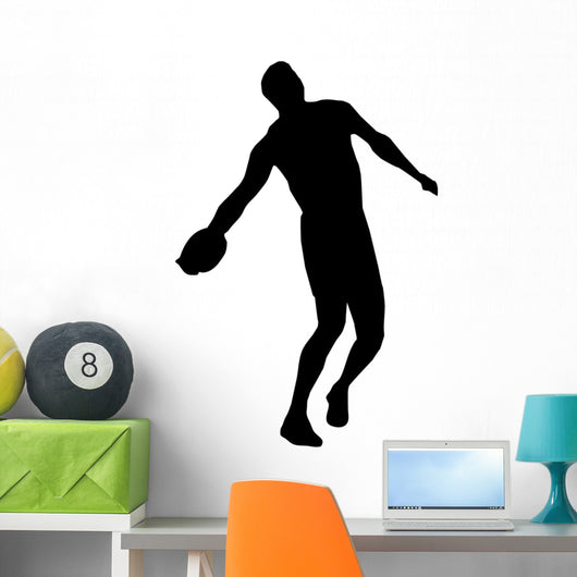 Discus Silhouettes Wall Decal
