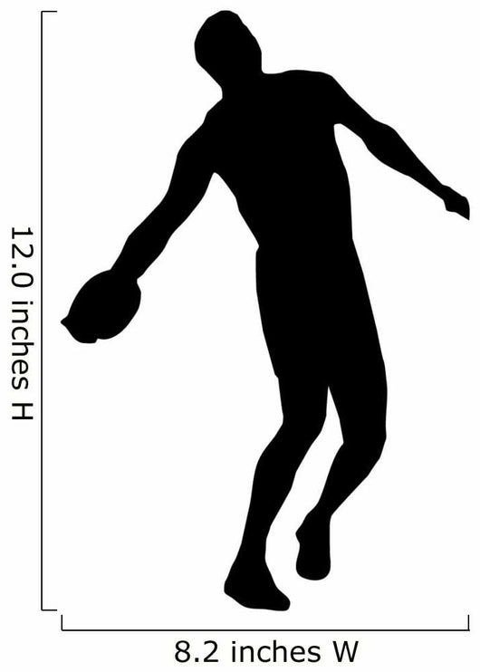 Discus Silhouettes Wall Decal