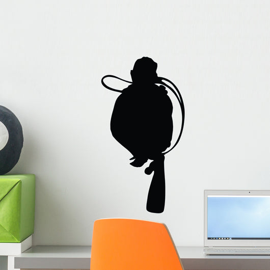 Scuba Diving Silhouette Wall Decal