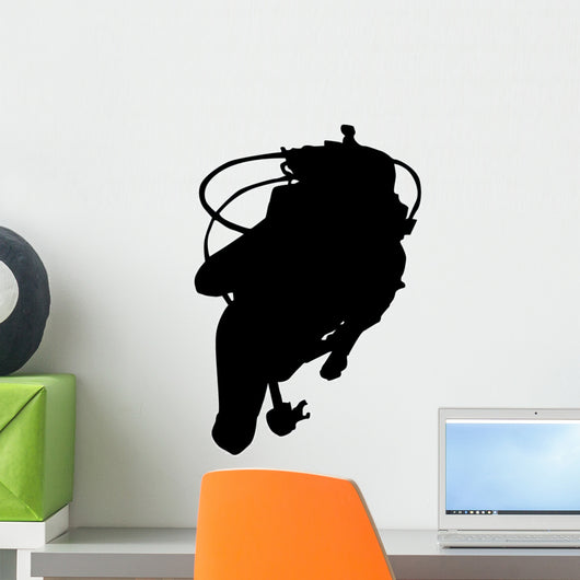 Diving Silhouette Wall Decal