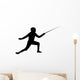 Fencing Silhouette Wall Decal