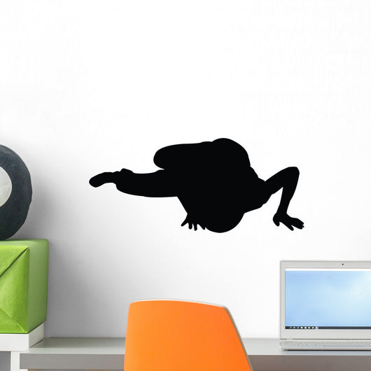 Freestyle Break Dance Silhouette Wall Decal