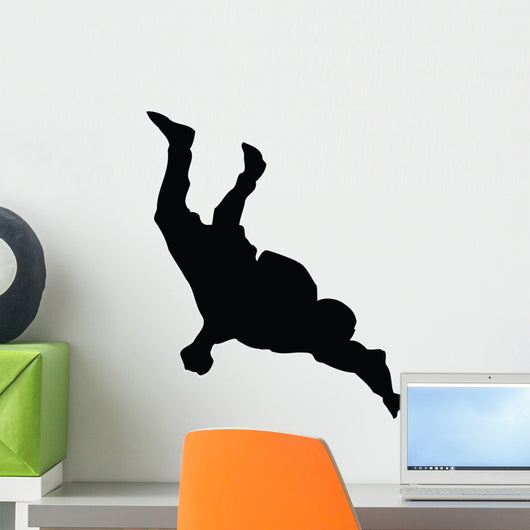 Freestyle Break Dance Silhouette Wall Decal