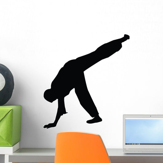 Freestyle Break Dance Silhouette Wall Decal
