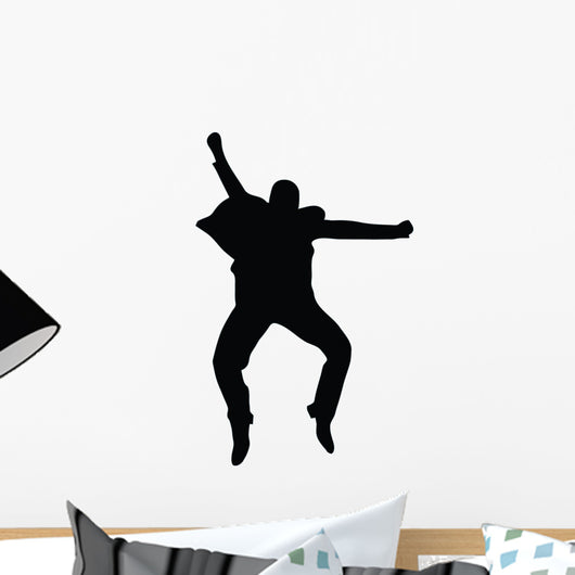 Freestyle Break Dance Silhouette Wall Decal