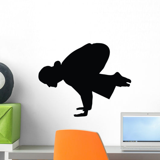 Freestyle Break Dance Silhouette Wall Decal