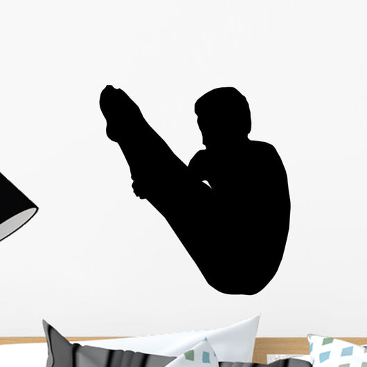Male Gymnastic Silhouette Wall Decal