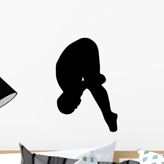 Gymnastic Silhouette Wall Decal