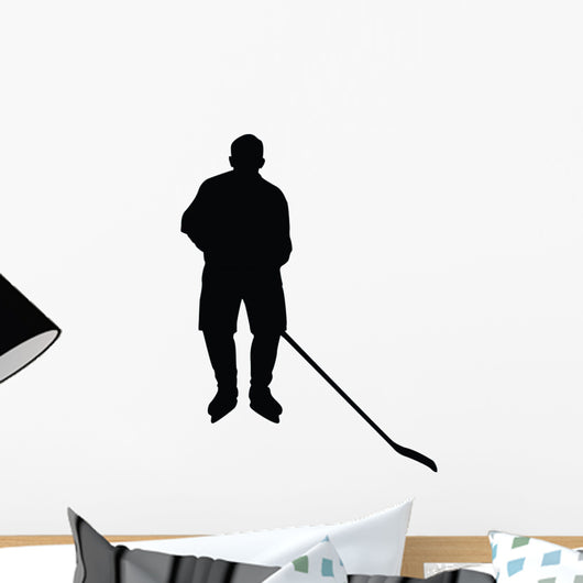 Hockey Silhouette Wall Decal