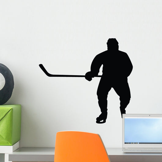 Hockey Silhouette Wall Decal