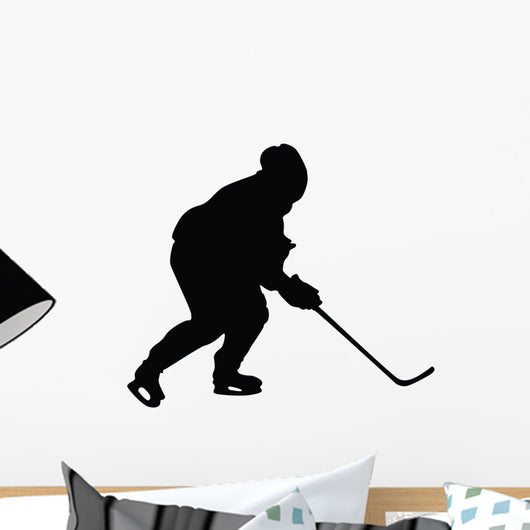 Hockey Silhouette Wall Decal