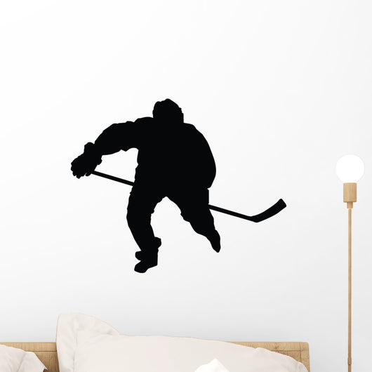 Hockey Silhouette Wall Decal