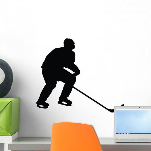 Hockey Silhouette Wall Decal
