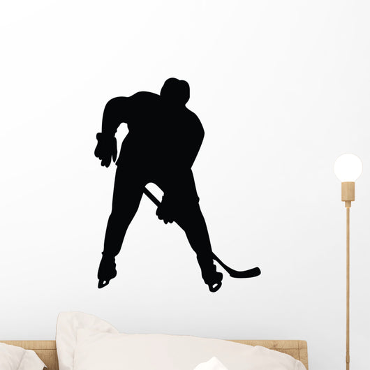 Hockey Silhouette Wall Decal
