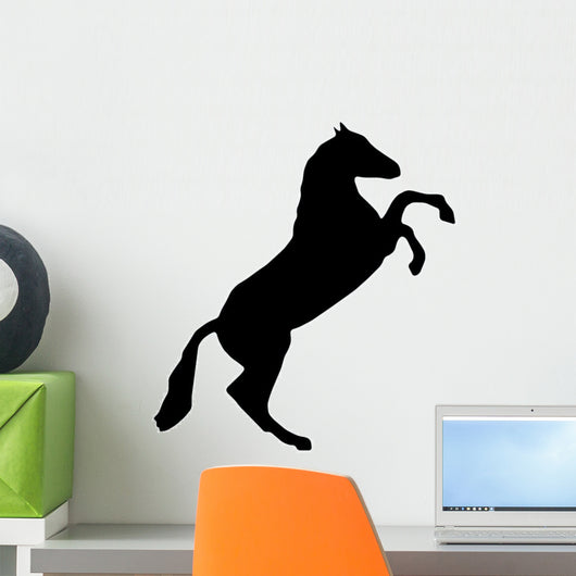 Rearing Horse Silhouette Wall Decal