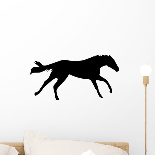 Galloping Horse Silhouette Wall Decal