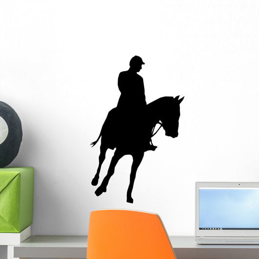 Horseback Riding Silhouette Wall Decal