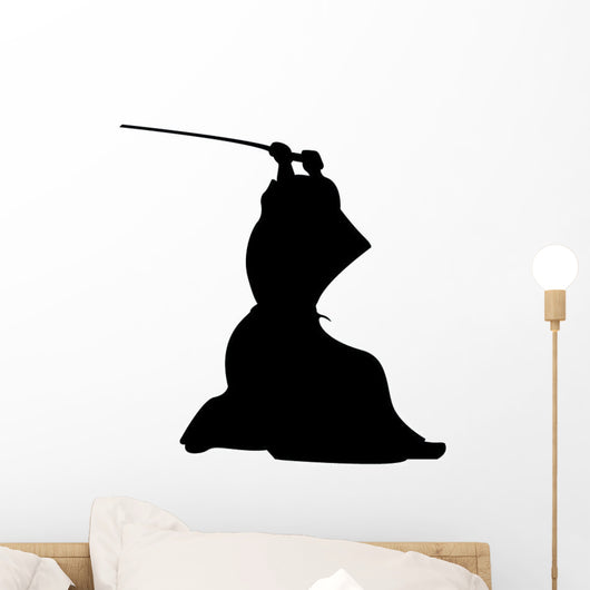 Samurai Ninja Silhouette Wall Decal