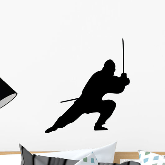 Ninja Silhouette Wall Decal