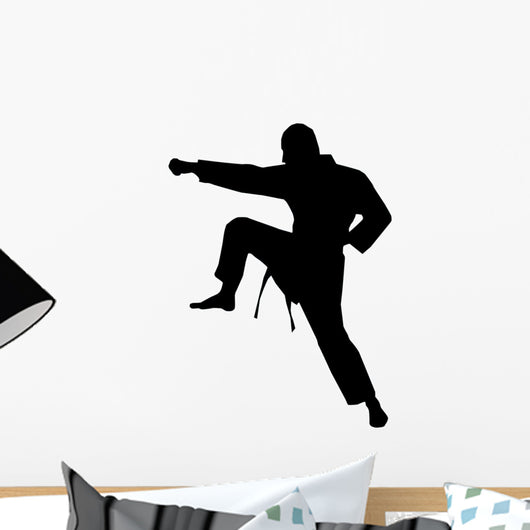 Karate Silhouette Wall Decal