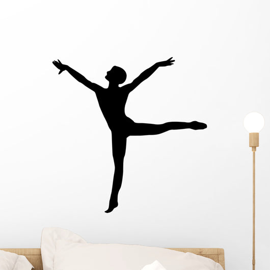 Male Ballet Dancer Wall Decal