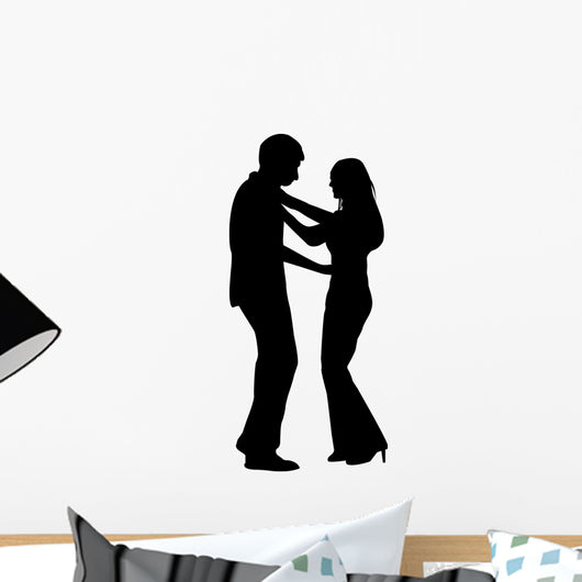 Man Woman Dance Lesson Wall Decal
