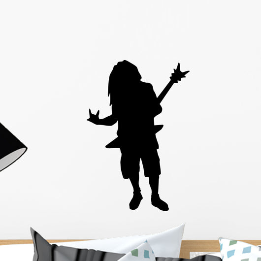 80s Metal Rockstar Music Wall Decal