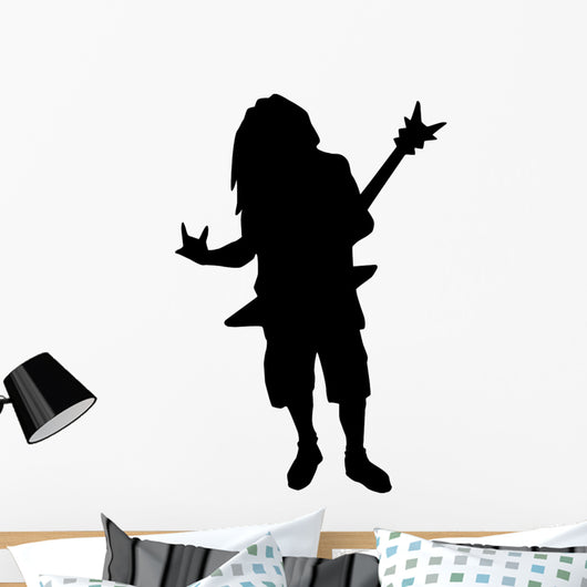 80s Metal Rockstar Music Wall Decal