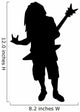 80s Metal Rockstar Music Wall Decal