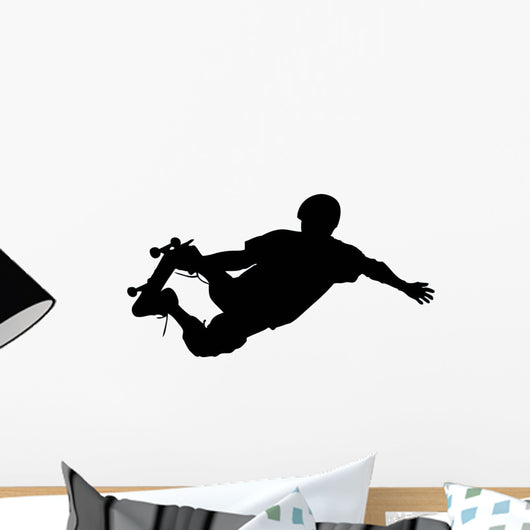 Skate Boarding Silhouette Wall Decal