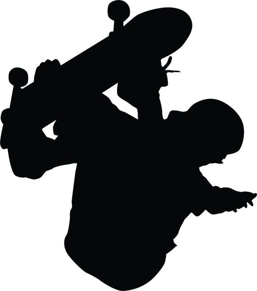 Skateboarding Silhouette Wall Decal