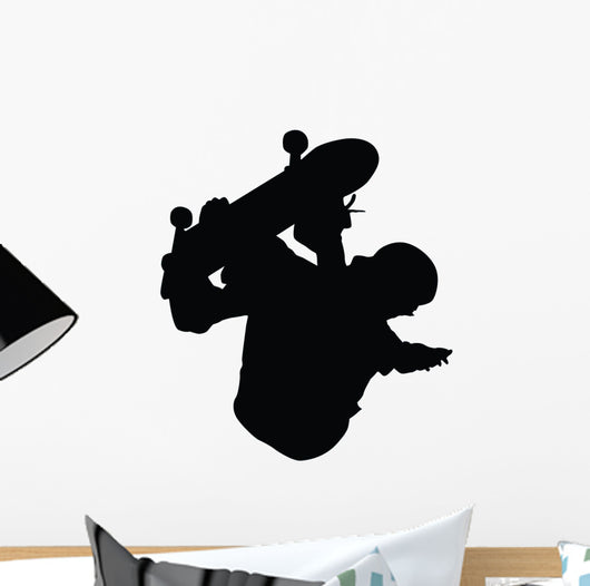 Skateboarding Silhouette Wall Decal
