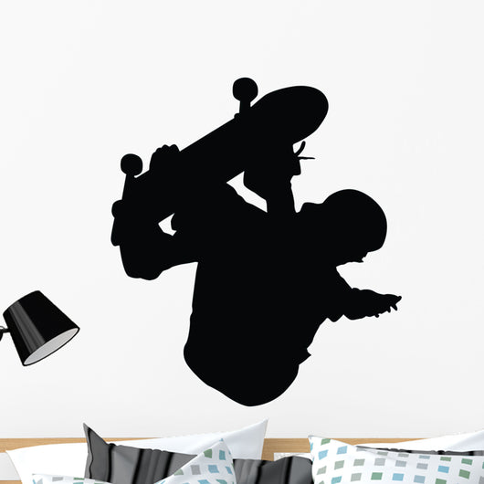 Skateboarding Silhouette Wall Decal