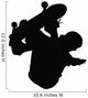 Skateboarding Silhouette Wall Decal