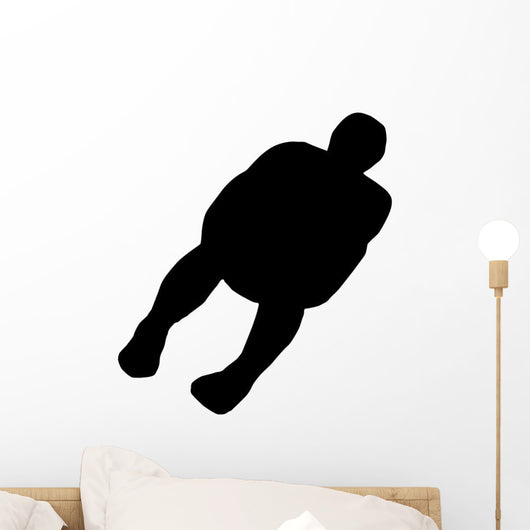 Skiing Silhouette Wall Decal