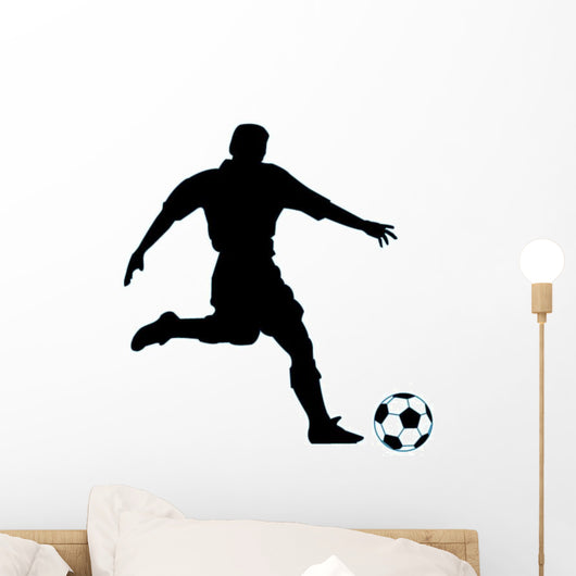 Soccer Silhouette Wall Decal