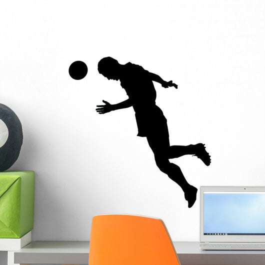 Headbutt Soccer Wall Decal