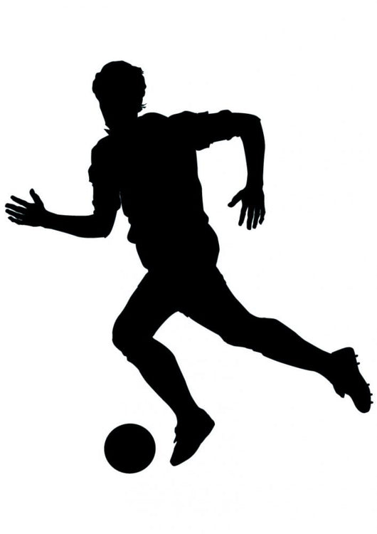 Soccer Silhouette Wall Decal