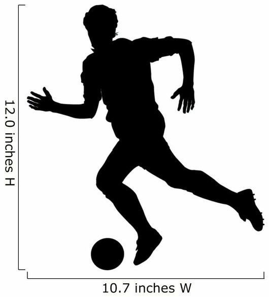 Soccer Silhouette Wall Decal